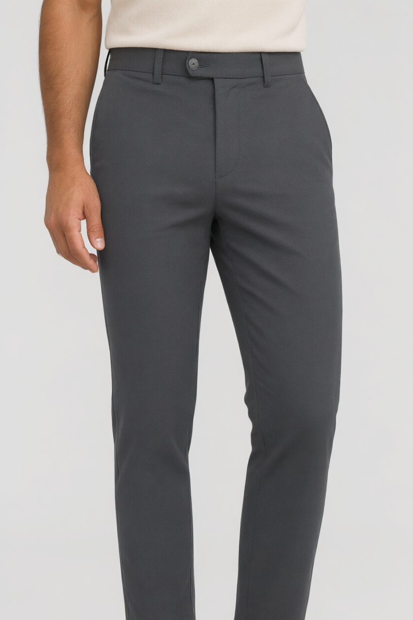 The Office Flex Trouser — Dark Grey view 3
