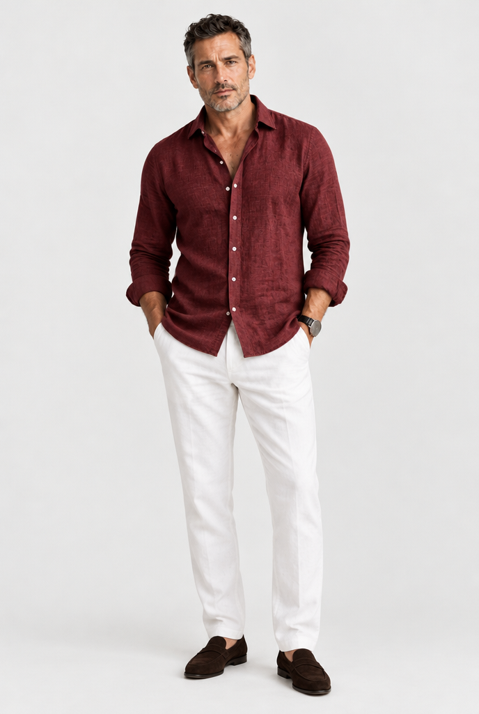 HEIRVALE The Relaxed Shirt in Brown