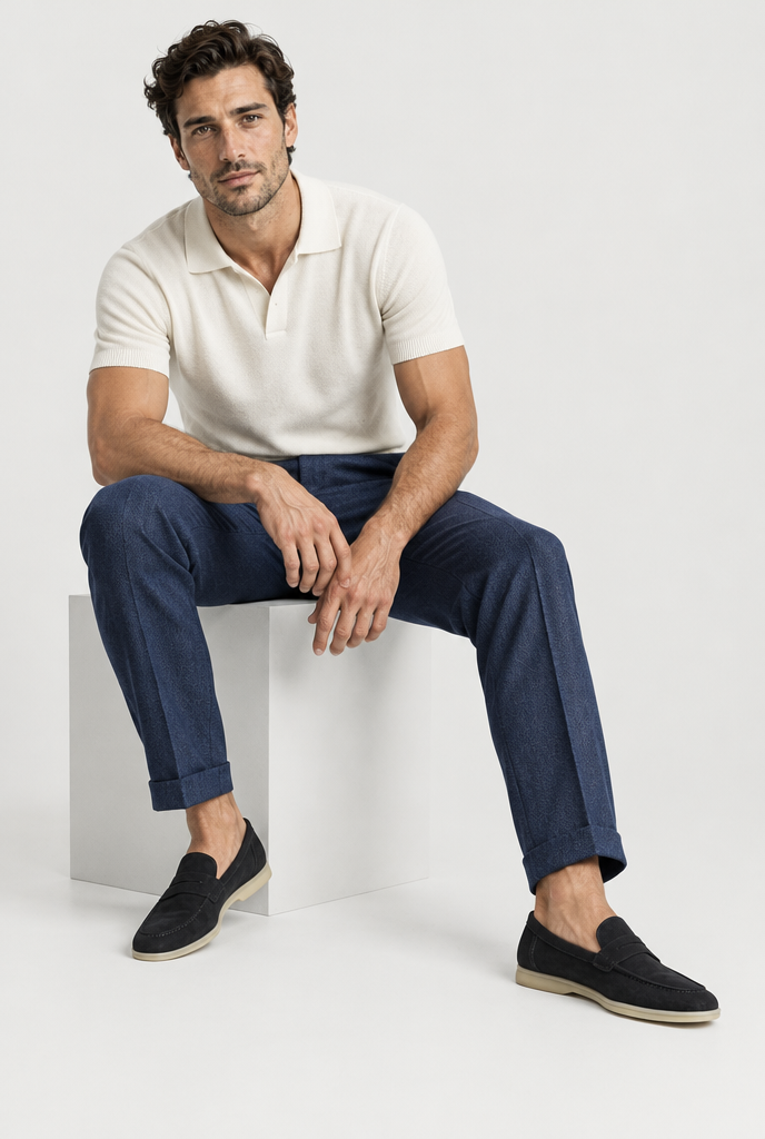The Suede Loafer — Black — alternate view