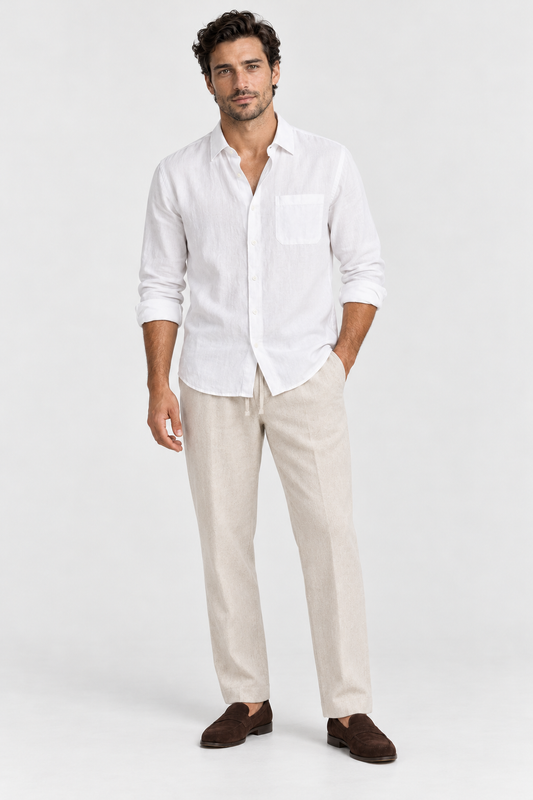 The Riviera Set — White & Sand, studio main view