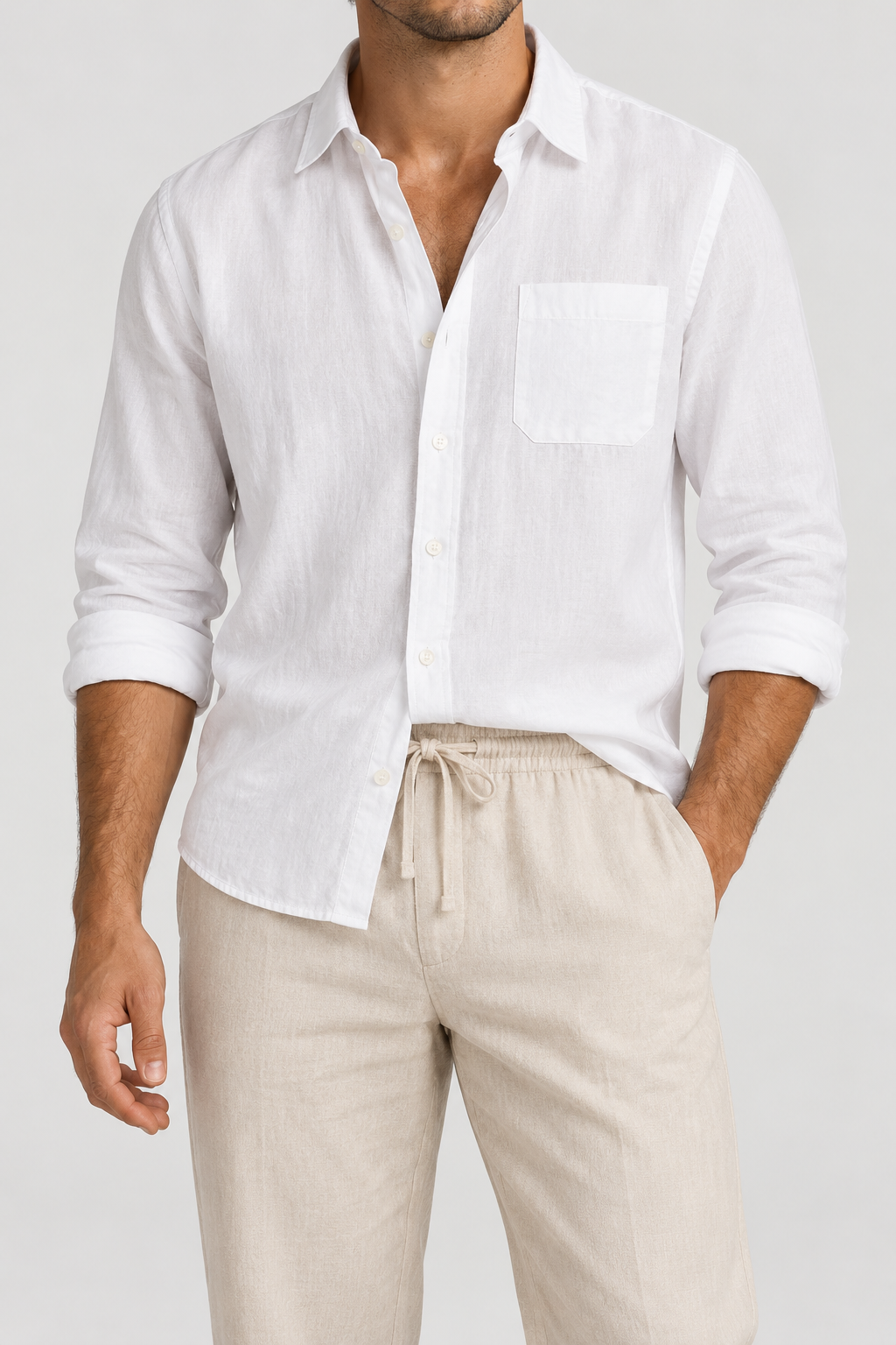The Riviera Set — White & Sand, studio product detail