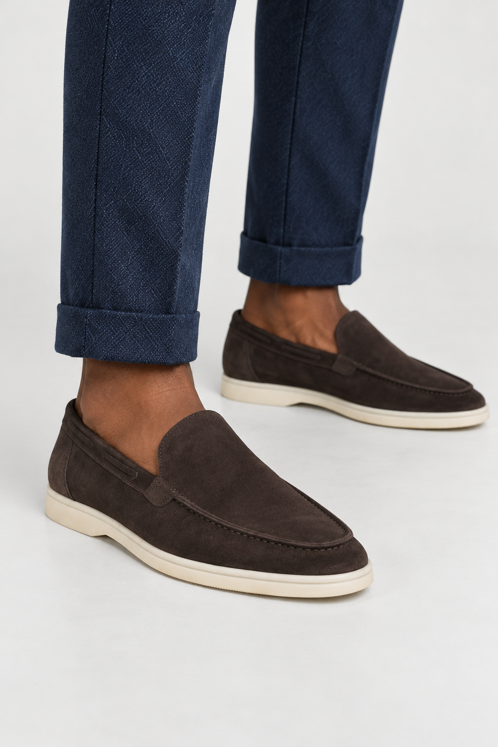 The Classic Loafer — Chocolate, studio product detail