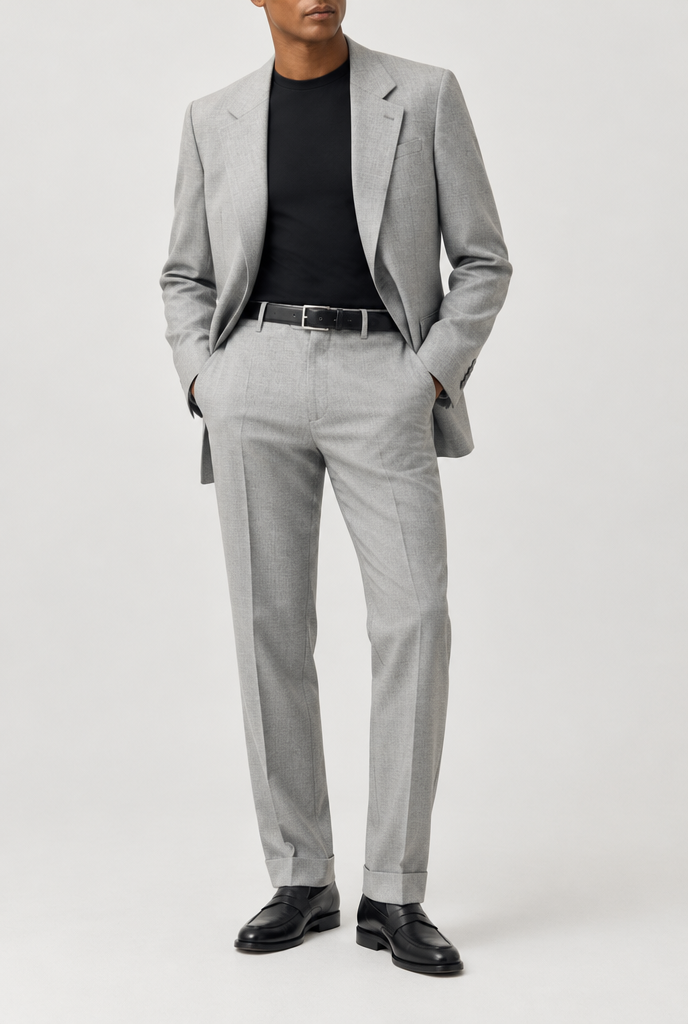 The Smooth Belt — Black — styled look
