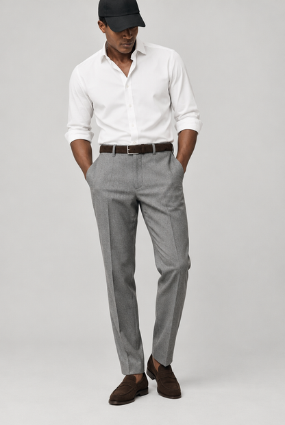 The Suede Belt — Chocolate — styled look
