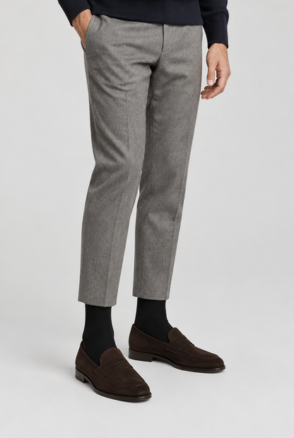 The Ribbed Socks — Black — styled look