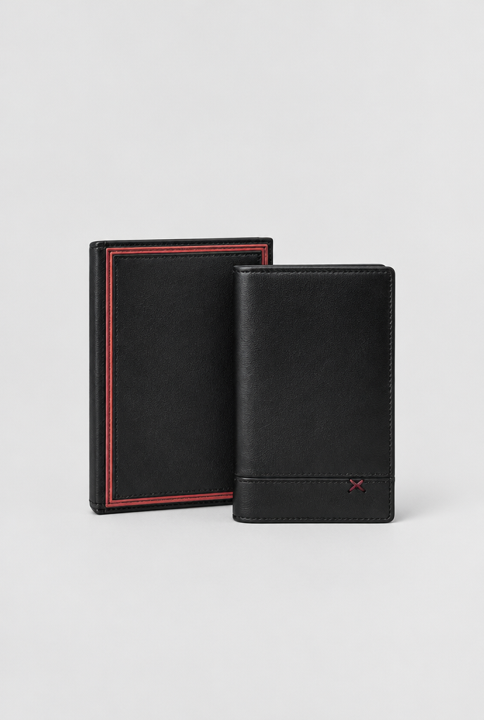 The Slim Wallet — Black — product detail