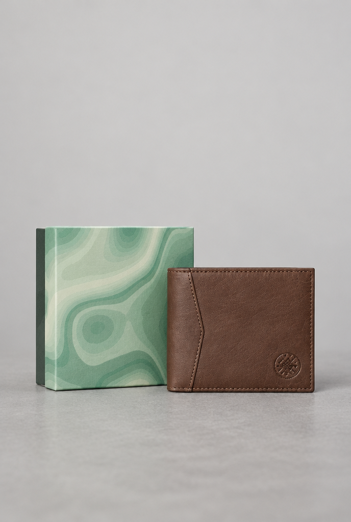 The Card Wallet — Tan — product close-up