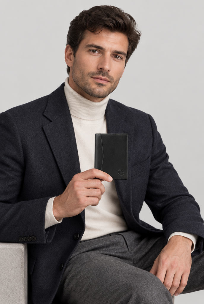 The Passport Holder — Black — styled look