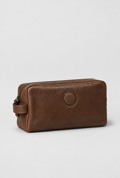 The Wash Bag — Tan — product detail