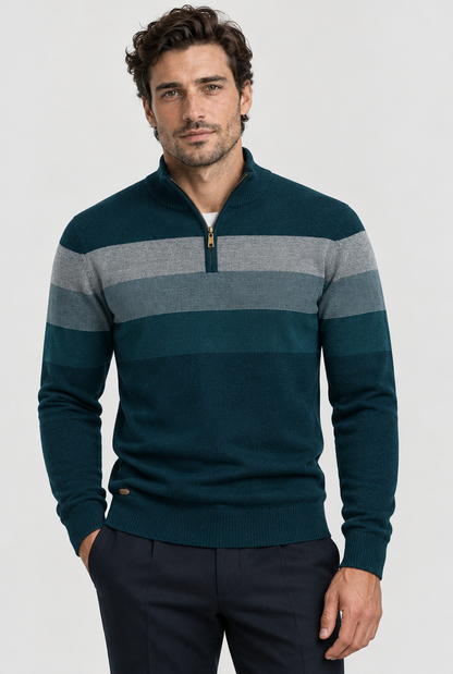 The Burk Quarter-Zip Sweater — color view