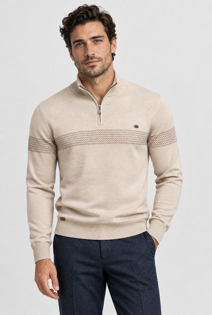 The Durham Heritage Stripe Sweater — color view