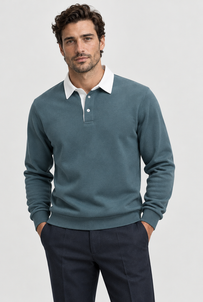The Casual Craft Polo Sweatshirt — color view