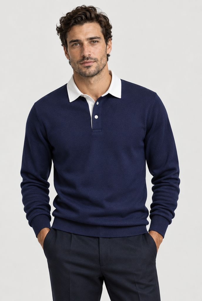 The Casual Craft Polo Sweatshirt — color view