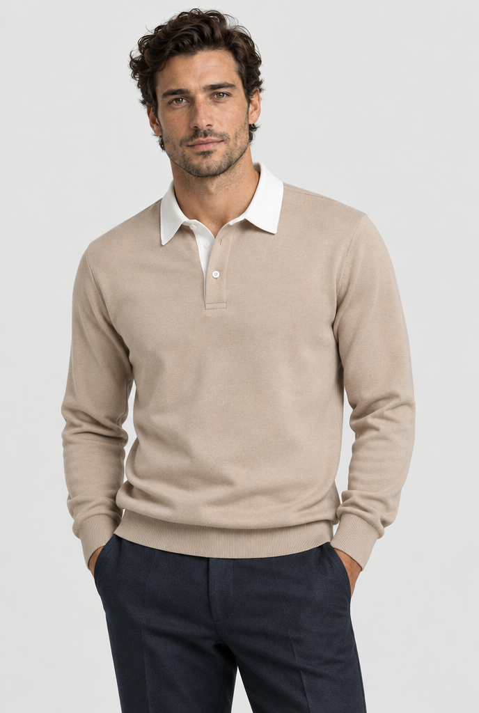 The Casual Craft Polo Sweatshirt — color view