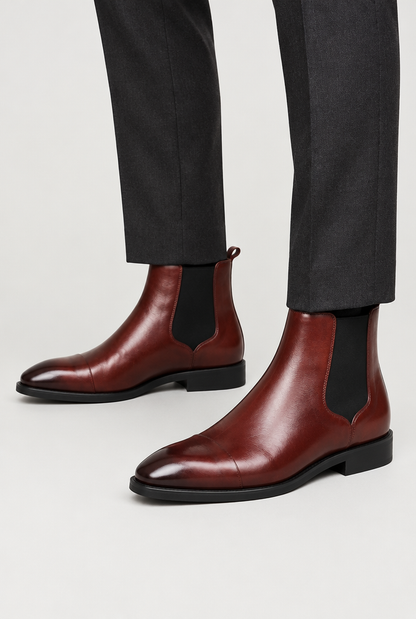 The Polished Chelsea Boot — Cigar Brown