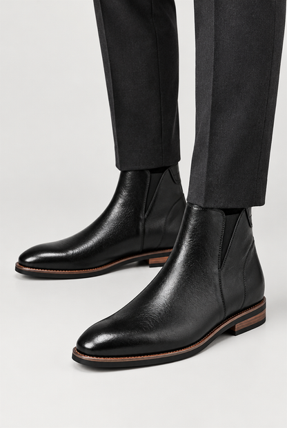 The Side-Zip Ankle Boot — Classic Black