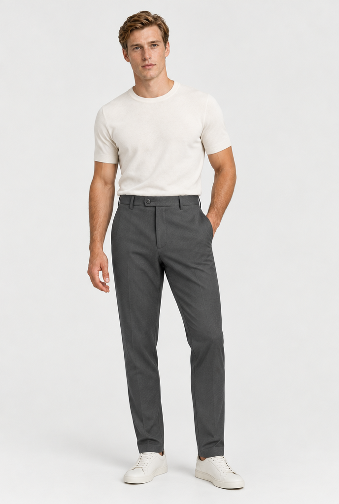The Office Flex Trouser — Dark Gray