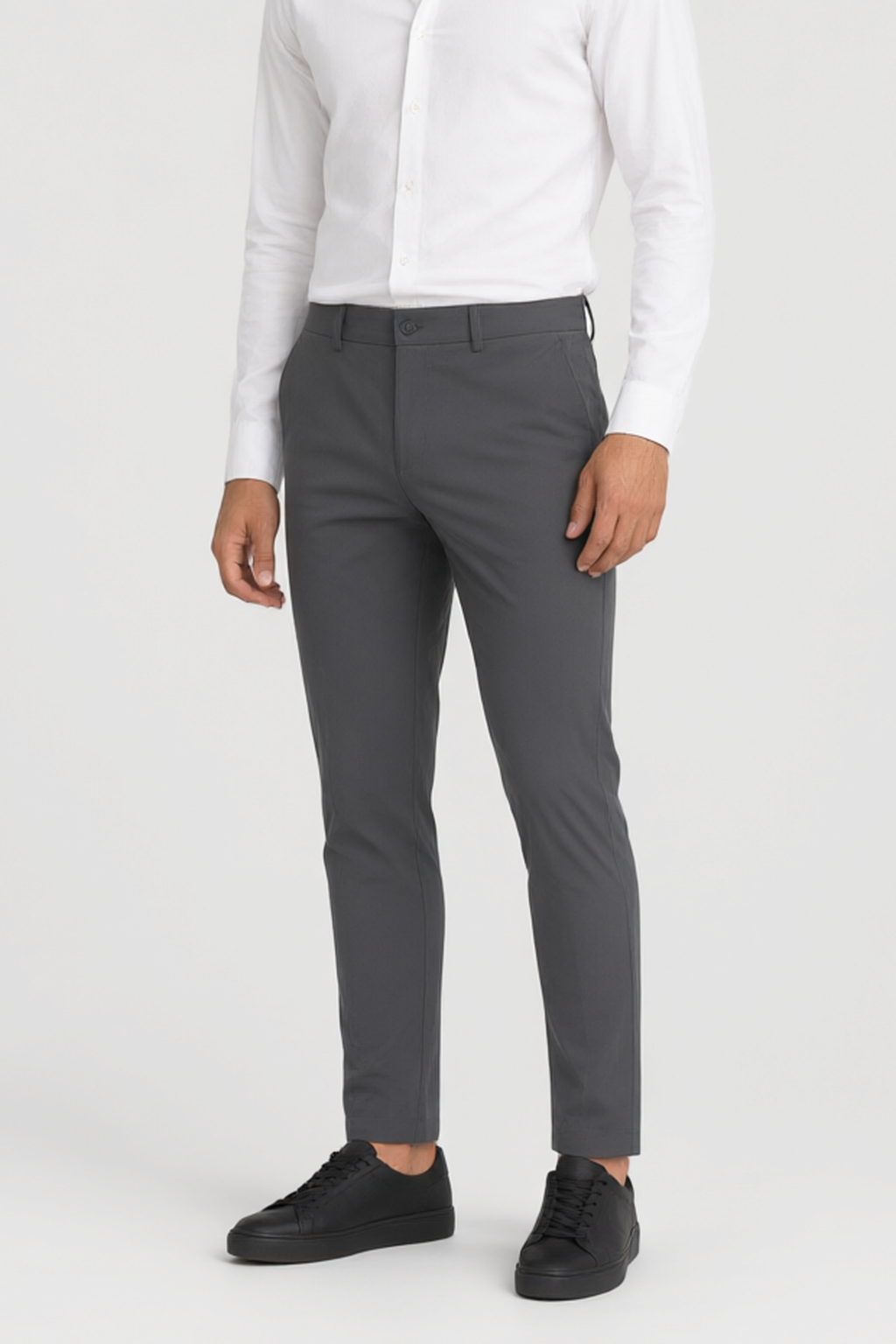 The Office Flex Trouser — Dark Grey view 1