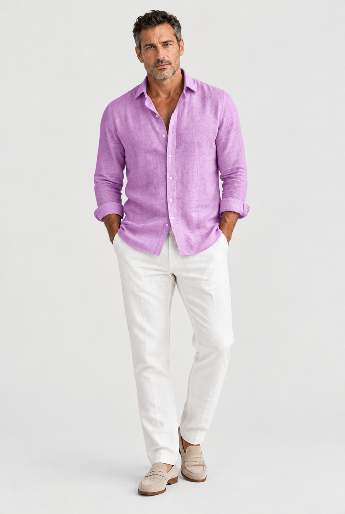 HEIRVALE The Relaxed Shirt in Pink