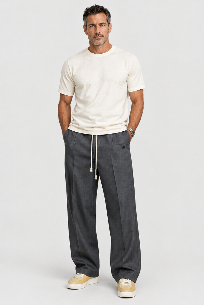 HEIRVALE The Relaxed Trouser in Gray