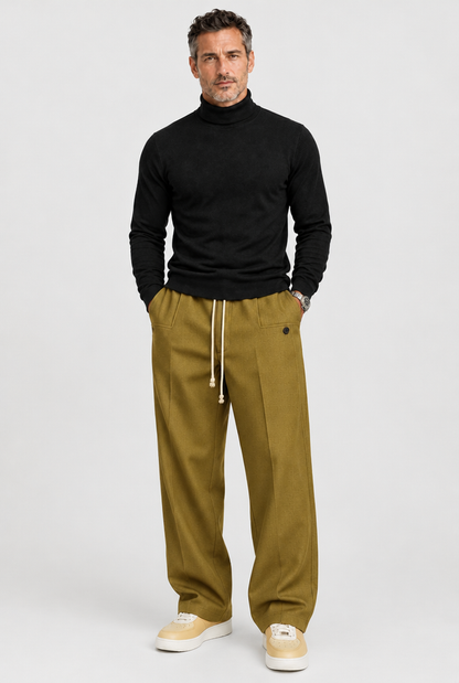 HEIRVALE The Relaxed Trouser in Khaki