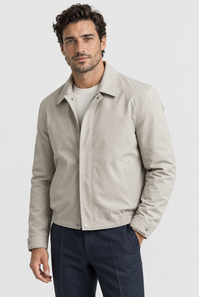 The Lightweight Jacket — Stone — primary view