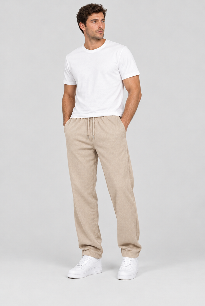 The Relaxed Sweatpant — Beige