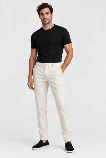 The Tech Trouser — Off-White, full look