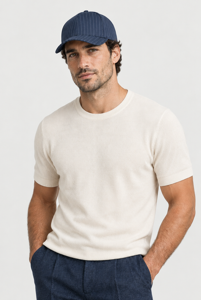 The Baseball Cap — Navy Blue, front view