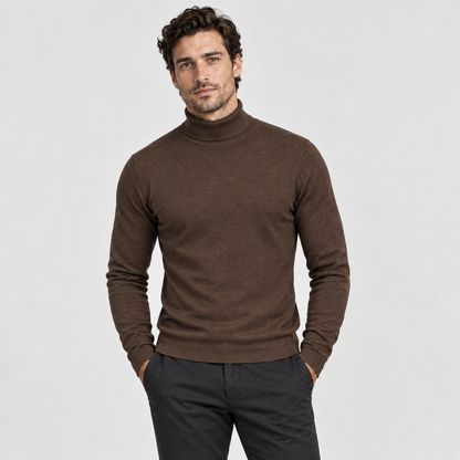 The Turtleneck Sweater — Brown